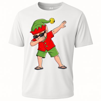 Dabbing Elf Christmas In July Summer Xmas Dab Performance Shirt