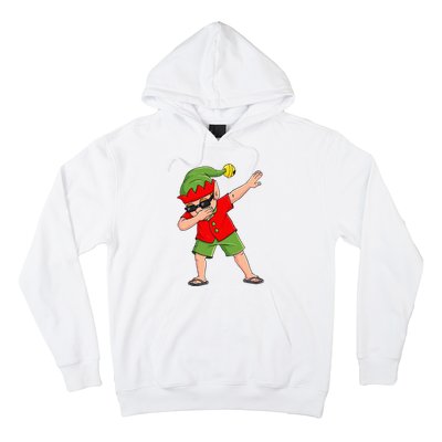 Dabbing Elf Christmas In July Summer Xmas Dab Hoodie