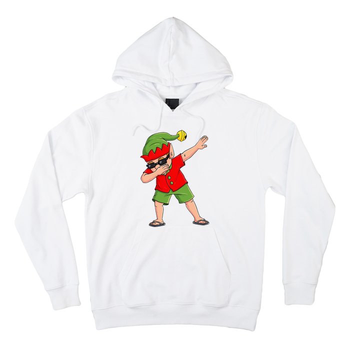 Dabbing Elf Christmas In July Summer Xmas Dab Hoodie