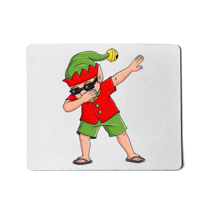 Dabbing Elf Christmas In July Summer Xmas Dab Mousepad