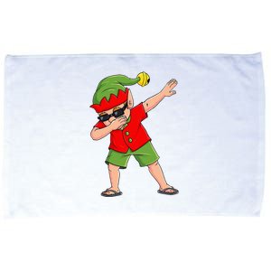 Dabbing Elf Christmas In July Summer Xmas Dab Microfiber Hand Towel