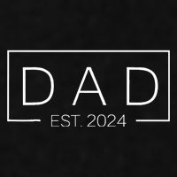 Dad Est Custom Year New Father Personalize Year Ladies PosiCharge Tri-Blend Wicking Tank