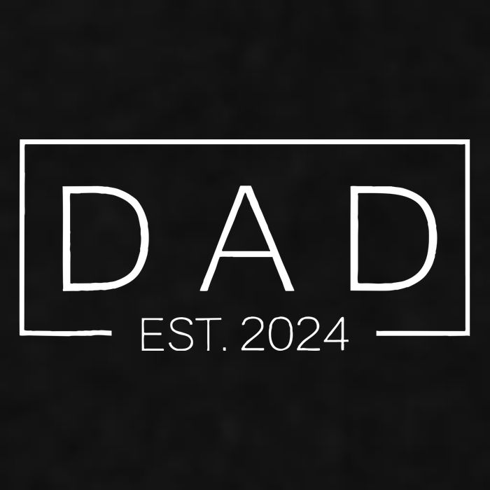 Dad Est Custom Year New Father Personalize Year Ladies PosiCharge Tri-Blend Wicking Tank
