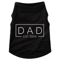 Dad Est Custom Year New Father Personalize Year Doggie Tank