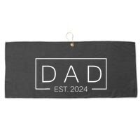 Dad Est Custom Year New Father Personalize Year Large Microfiber Waffle Golf Towel