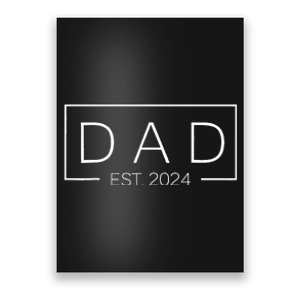 Dad Est Custom Year New Father Personalize Year Poster