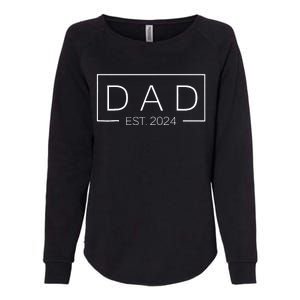 Dad Est Custom Year New Father Personalize Year Womens California Wash Sweatshirt