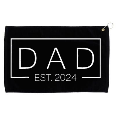 Dad Est Custom Year New Father Personalize Year Grommeted Golf Towel