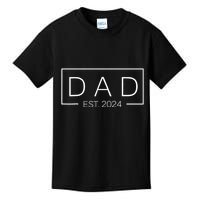 Dad Est Custom Year New Father Personalize Year Kids T-Shirt