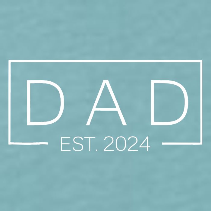 Dad Est Custom Year New Father Personalize Year Sueded Cloud Jersey T-Shirt
