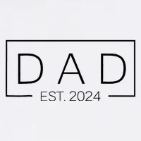 Dad Est Custom Year New Father Personalize Year Garment-Dyed Sweatshirt