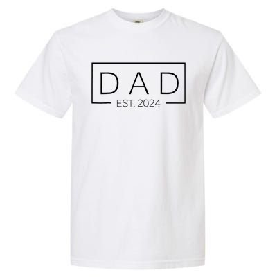 Dad Est Custom Year New Father Personalize Year Garment-Dyed Heavyweight T-Shirt