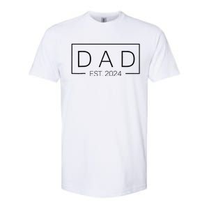 Dad Est Custom Year New Father Personalize Year Softstyle CVC T-Shirt