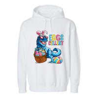 Dinosaur Eggs Cellent Easter Egg Dinosaur Funny Easter Dinosaur Garment-Dyed Fleece Hoodie