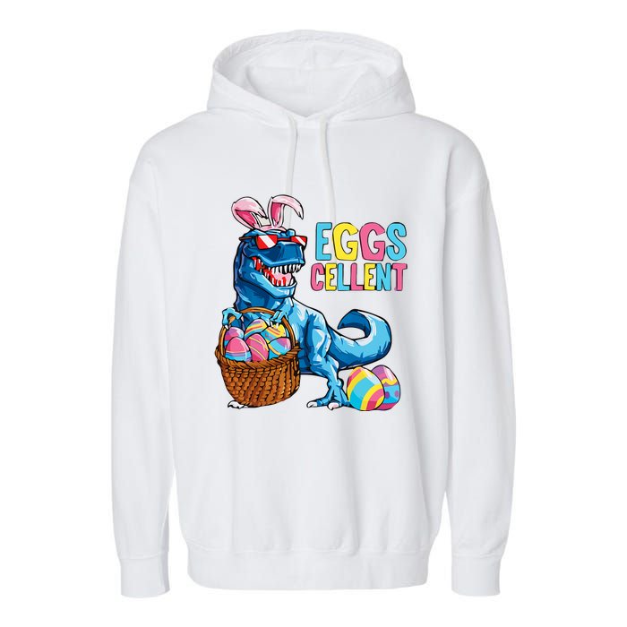 Dinosaur Eggs Cellent Easter Egg Dinosaur Funny Easter Dinosaur Garment-Dyed Fleece Hoodie