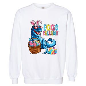 Dinosaur Eggs Cellent Easter Egg Dinosaur Funny Easter Dinosaur Garment-Dyed Sweatshirt