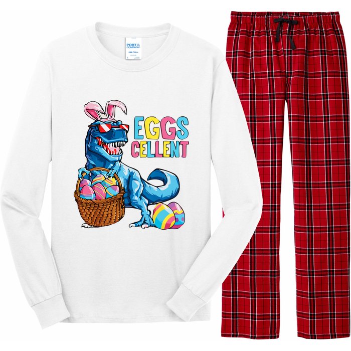 Dinosaur Eggs Cellent Easter Egg Dinosaur Funny Easter Dinosaur Long Sleeve Pajama Set