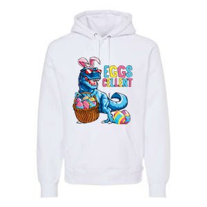 Dinosaur Eggs Cellent Easter Egg Dinosaur Funny Easter Dinosaur Premium Hoodie