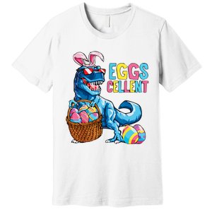 Dinosaur Eggs Cellent Easter Egg Dinosaur Funny Easter Dinosaur Premium T-Shirt