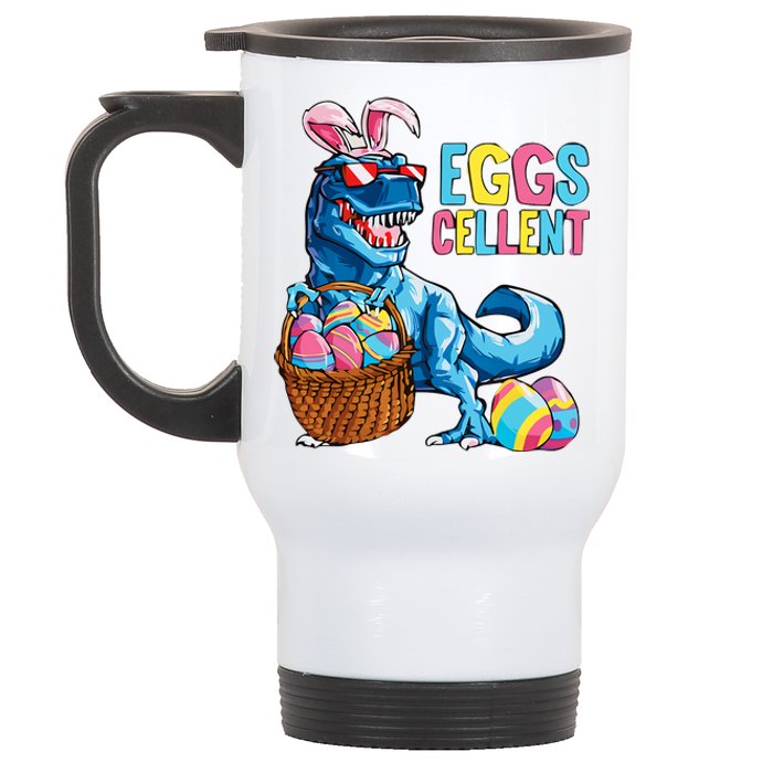 Dinosaur Eggs Cellent Easter Egg Dinosaur Funny Easter Dinosaur Stainless Steel Travel Mug