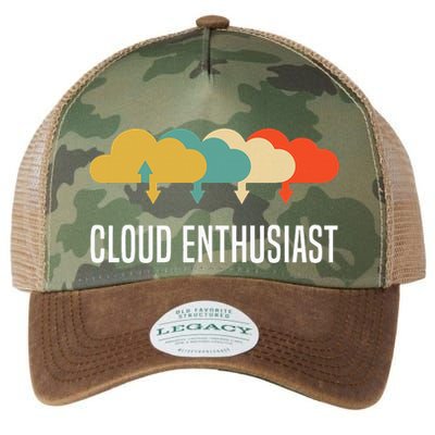 Devops Engineer Cloud Computing Cloud Enthusiast Legacy Tie Dye Trucker Hat