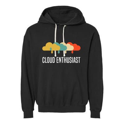 Devops Engineer Cloud Computing Cloud Enthusiast Garment-Dyed Fleece Hoodie