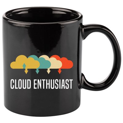 Devops Engineer Cloud Computing Cloud Enthusiast 11oz C Handle Ceramic Mug