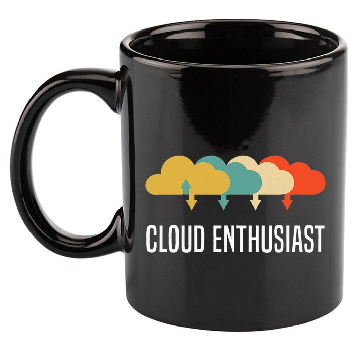 Devops Engineer Cloud Computing Cloud Enthusiast 11oz C Handle Ceramic Mug