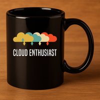Devops Engineer Cloud Computing Cloud Enthusiast 11oz C Handle Ceramic Mug