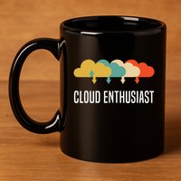 Devops Engineer Cloud Computing Cloud Enthusiast 11oz C Handle Ceramic Mug
