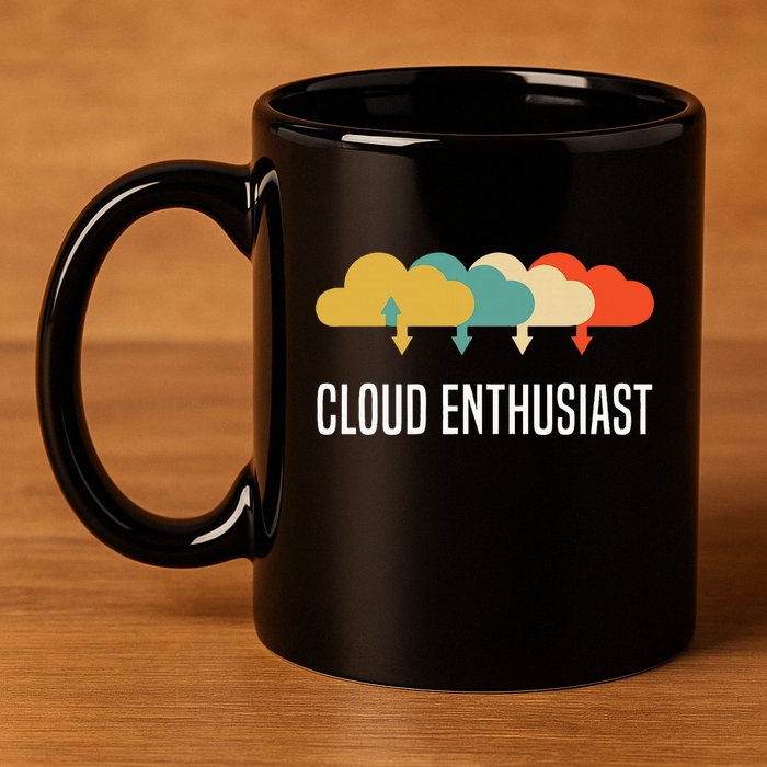Devops Engineer Cloud Computing Cloud Enthusiast 11oz C Handle Ceramic Mug