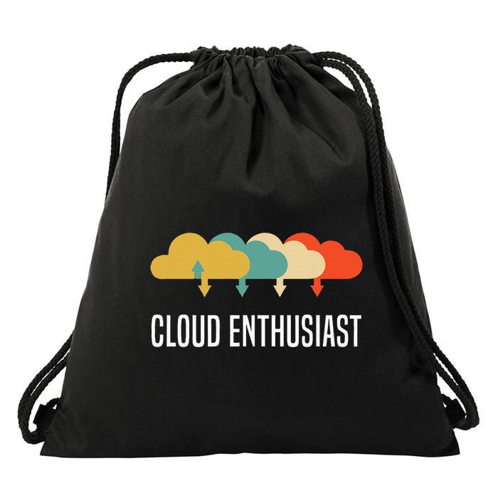 Devops Engineer Cloud Computing Cloud Enthusiast Drawstring Bag
