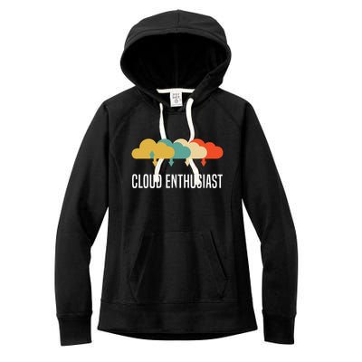 Devops Engineer Cloud Computing Cloud Enthusiast Women's Fleece Hoodie