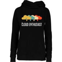 Devops Engineer Cloud Computing Cloud Enthusiast Womens Funnel Neck Pullover Hood