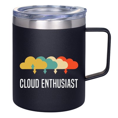 Devops Engineer Cloud Computing Cloud Enthusiast 12oz Stainless Steel Coffee Mug