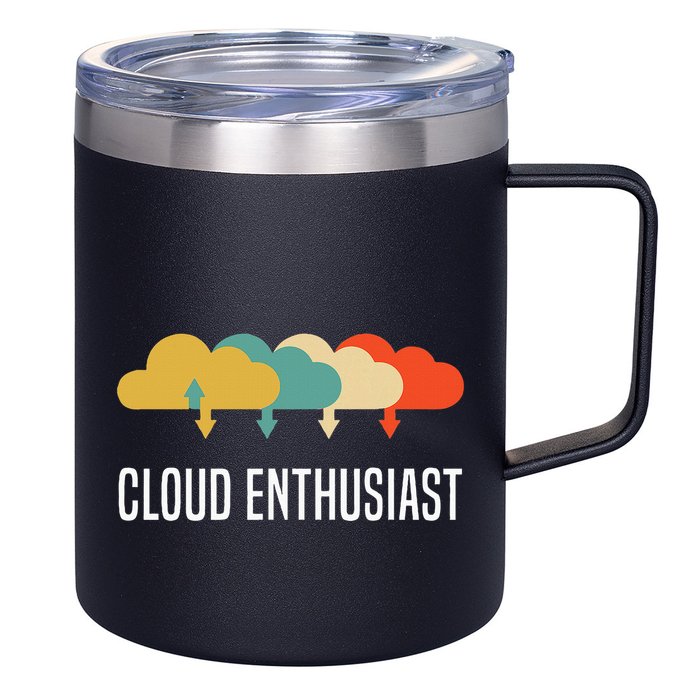 Devops Engineer Cloud Computing Cloud Enthusiast 12oz Stainless Steel Coffee Mug