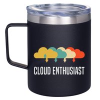 Devops Engineer Cloud Computing Cloud Enthusiast 12oz Stainless Steel Coffee Mug