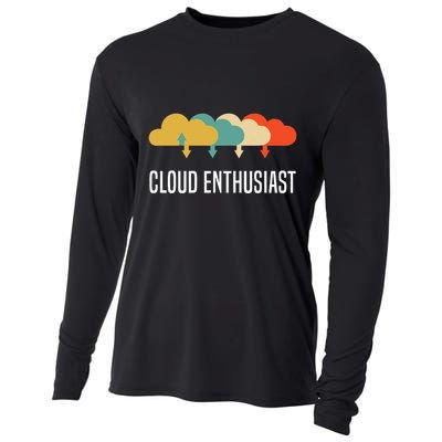 Devops Engineer Cloud Computing Cloud Enthusiast Cooling Performance Long Sleeve Crew