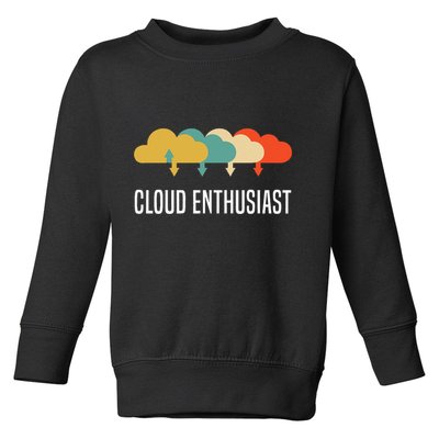 Devops Engineer Cloud Computing Cloud Enthusiast Toddler Sweatshirt