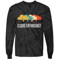 Devops Engineer Cloud Computing Cloud Enthusiast Tie-Dye Long Sleeve Shirt