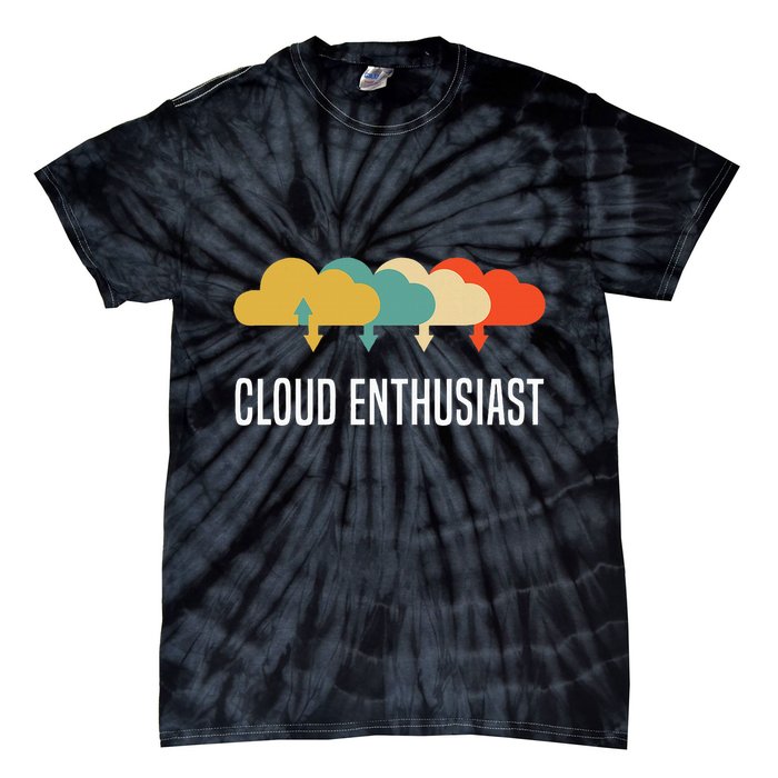 Devops Engineer Cloud Computing Cloud Enthusiast Tie-Dye T-Shirt