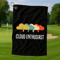 Devops Engineer Cloud Computing Cloud Enthusiast Golf Towel