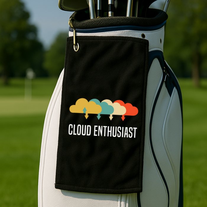 Devops Engineer Cloud Computing Cloud Enthusiast Golf Towel