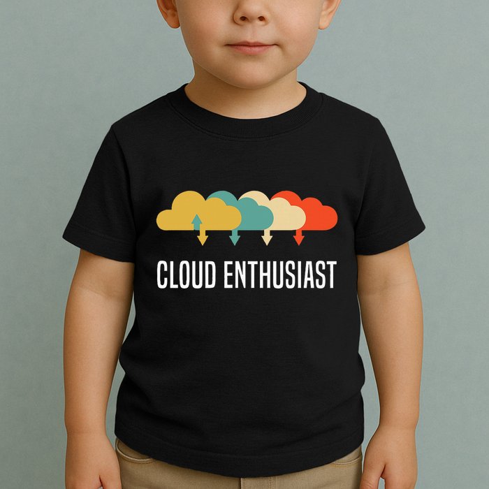 Devops Engineer Cloud Computing Cloud Enthusiast Toddler T-Shirt