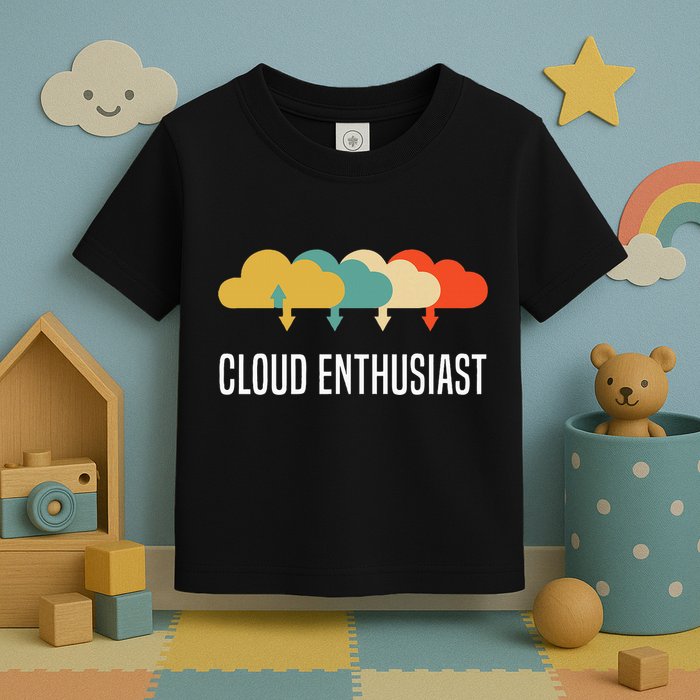 Devops Engineer Cloud Computing Cloud Enthusiast Toddler T-Shirt
