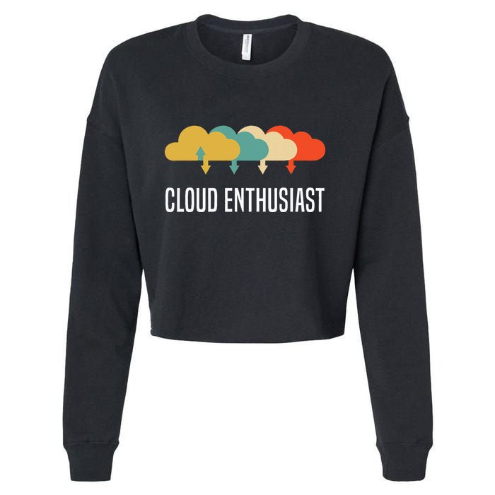 Devops Engineer Cloud Computing Cloud Enthusiast Cropped Pullover Crew