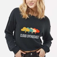 Devops Engineer Cloud Computing Cloud Enthusiast Cropped Pullover Crew