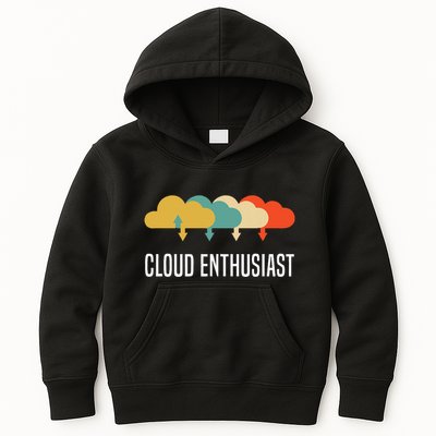 Devops Engineer Cloud Computing Cloud Enthusiast Kids Hoodie