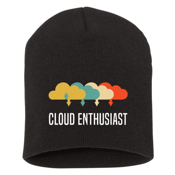 Devops Engineer Cloud Computing Cloud Enthusiast Short Acrylic Beanie