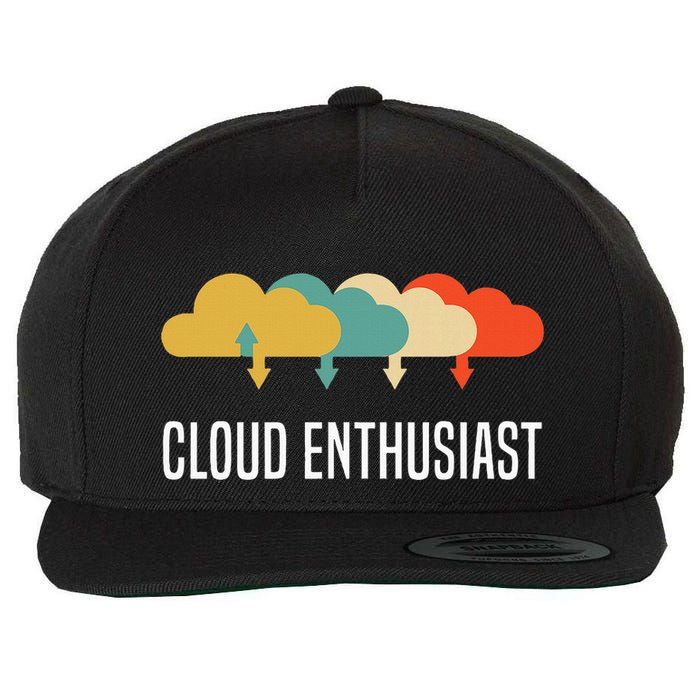 Devops Engineer Cloud Computing Cloud Enthusiast Wool Snapback Cap